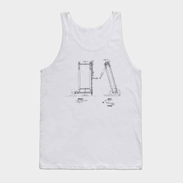 Wrenches Vintage Patent Hand Drawing Tank Top by TheYoungDesigns